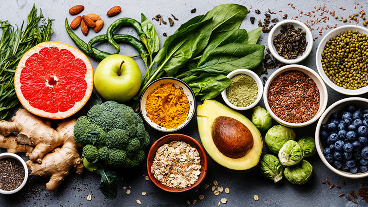 avocado, turmeric, broccoli, cancer